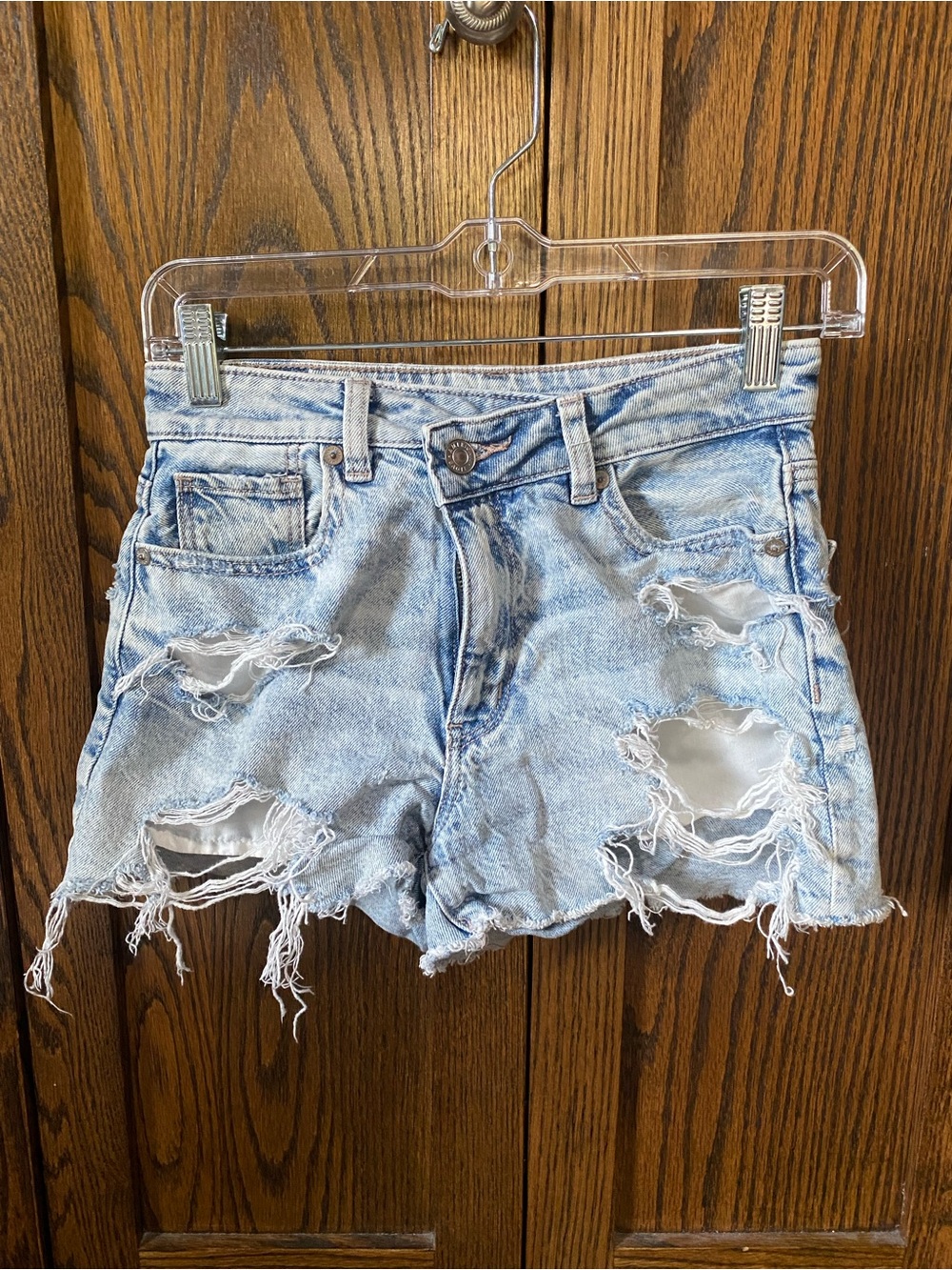 American Eagle ripped Mom shorts size 00